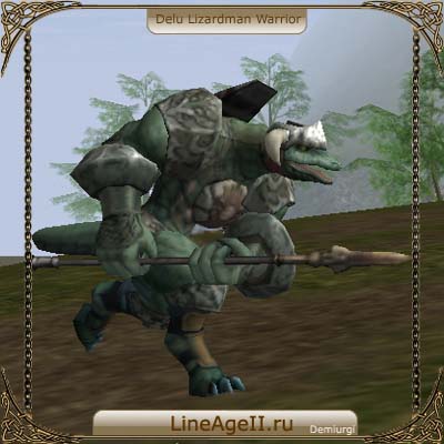 Delu Lizardman Warrior