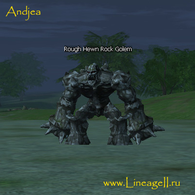 Roughly Hewn Rock Golem