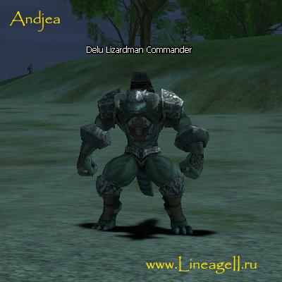 Delu Lizardman Commander