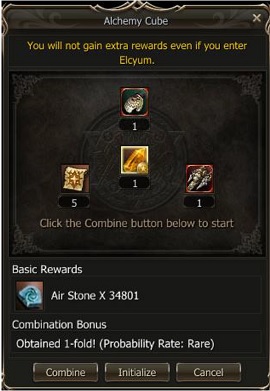Ertheia alchemy combination patchnote