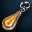 Accessory earring of gourd i00 0
