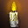 Etc candle white i00 0
