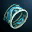 Accessary blue coral ring i00 0