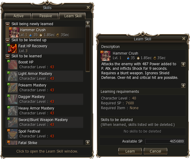 Learn Skill Windows
