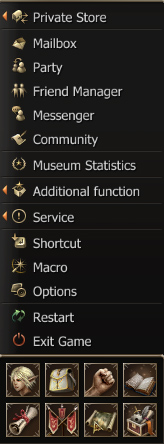System Menu