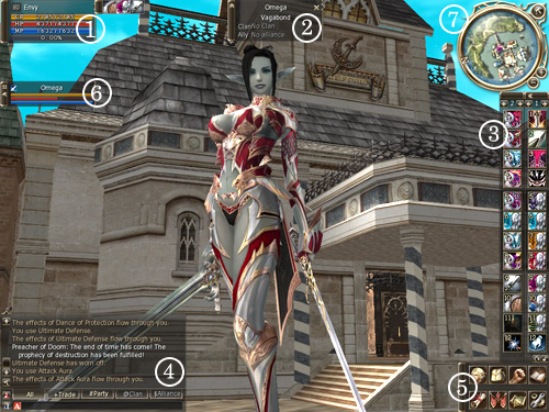 Game Interface, Screenshot